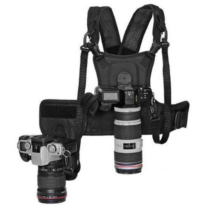 Camera Vest With Dual Side Holster